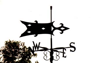 Arrow 3 weather vane